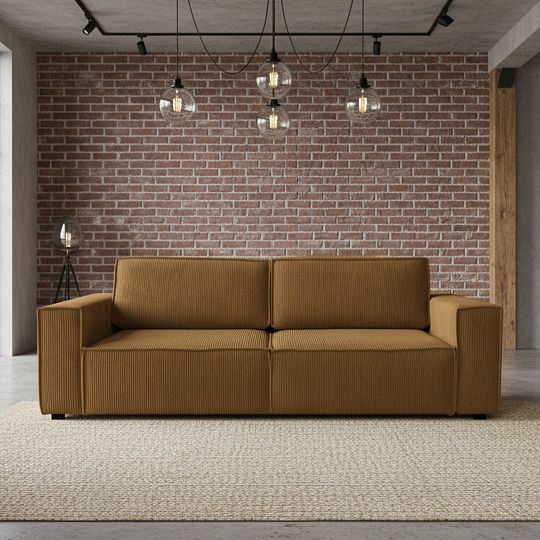 HELENA LUX 3R pohovka, skořicová Poso 01