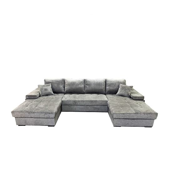 ORFA VELIRA sedací souprava do U, univerzální, šedá Aragon 93