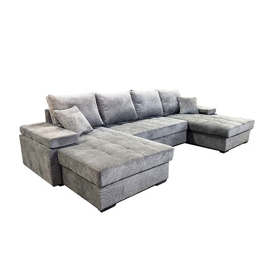 ORFA VELIRA sedací souprava do U, univerzální, šedá Aragon 93