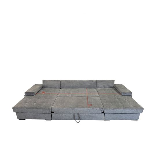 ORFA VELIRA sedací souprava do U, univerzální, hnědá Aragon 97