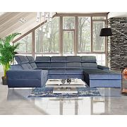 CARI NEW PANORAMIC sedací souprava do U, pravá, šedá Amon 11