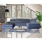 CARI NEW PANORAMIC sedací souprava do U, levá, šedá Amon 11