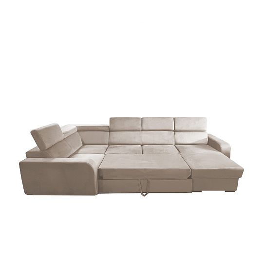 ELIZA sedací souprava do U, pravá, béžová Manila 02