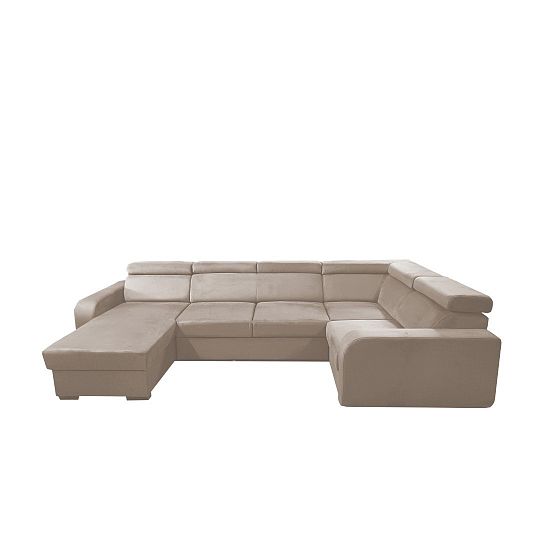 ELIZA sedací souprava do U, levá, béžová Manila 02