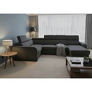 ELIZA sedací souprava do U, pravá, grafit Manila 19