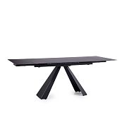 TRENDY SALVADOR rozkládací jídelní stůl 120 cm, černá