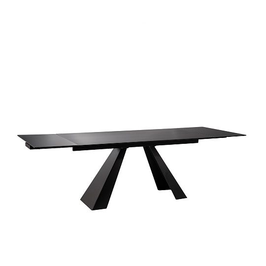 TRENDY SALVADOR rozkládací jídelní stůl 120 cm, černá