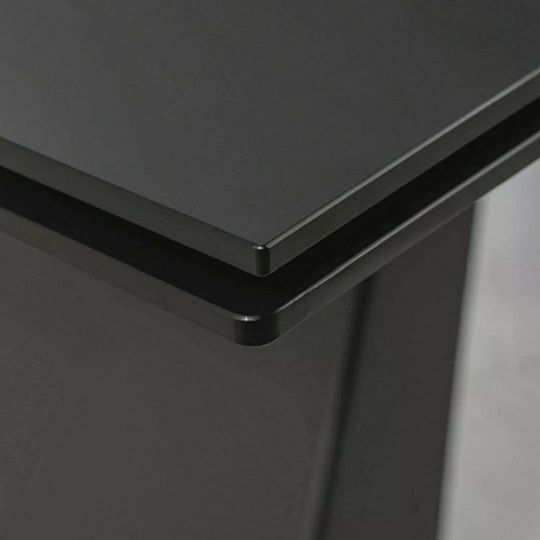 TRENDY SALVADOR rozkládací jídelní stůl 120 cm, černá