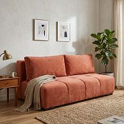 ZOYA rozkládací pohovka, terracota