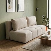 ZOYA rozkládací pohovka, světle hnědá