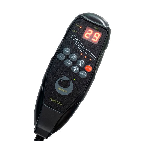 NEO VELVET M masážní relaxační křeslo, elektrické, černá