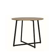 TRENDY LUNAS jídelní stůl, dub/černá mat