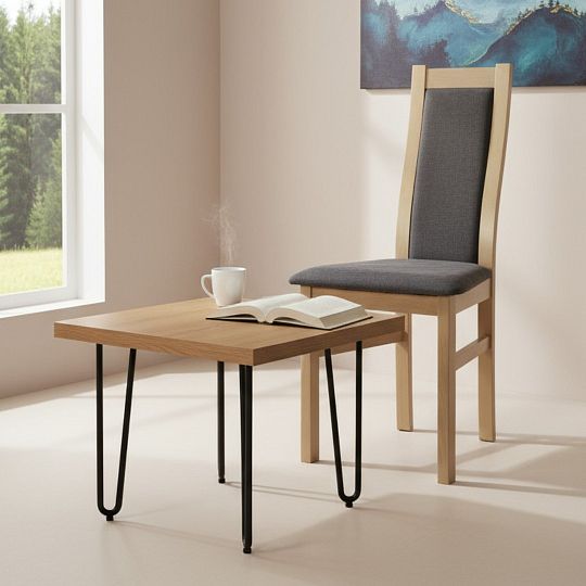 Jídelní židle, ADEL, dub soboma/hnědá