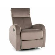 OLIMPUS relaxační křeslo mechanické, cappuccino
