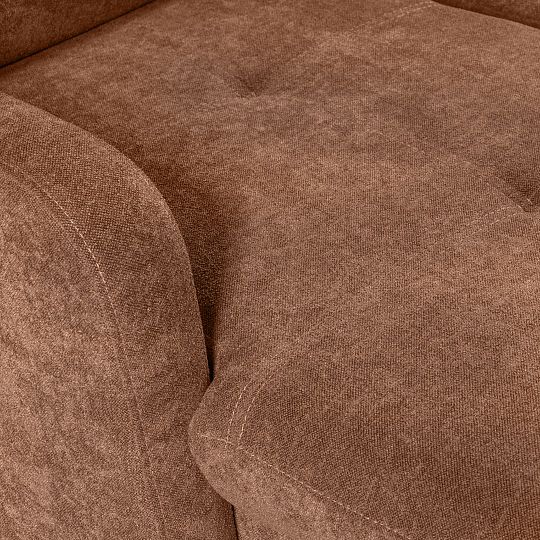 EMPIRIO rohová sedací souprava, univerzální, terracota Sereno 688