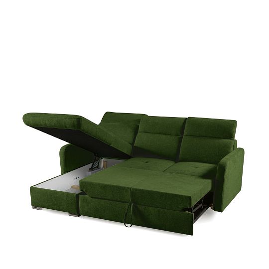 EMPIRIO rohová sedací souprava, univerzální, olivová Sereno 690