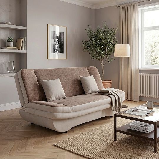 PONTON 2 pohovka, béžová/hnědá Vibe 19