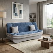 PONTON 2 pohovka, šedá/modrá Vibe 77