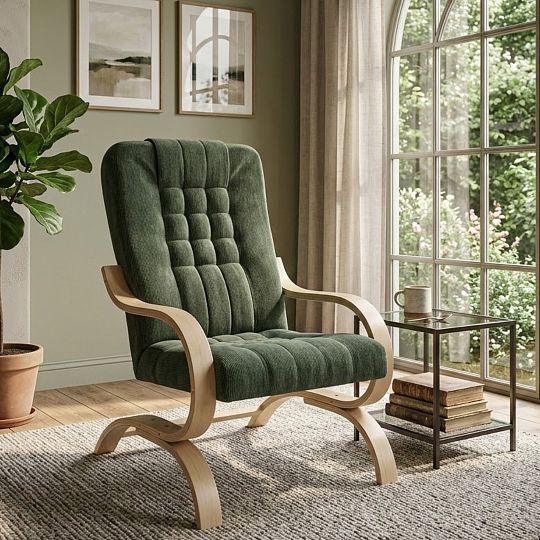 Gabriela křeslo, zelená Vibe 39