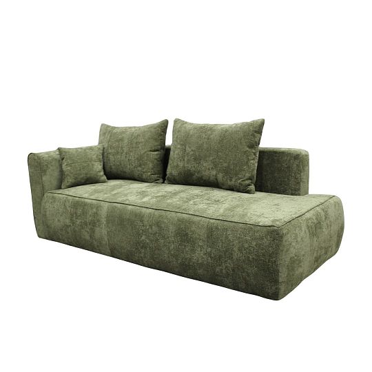 HAMILTON rozkládací pohovka, levá, zelená Kiara 862