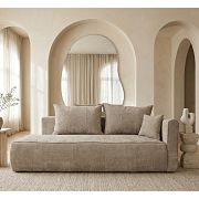 HAMILTON rozkládací pohovka, pravá, smetanová Kiara 852