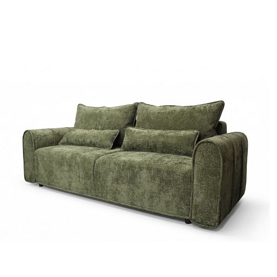 KORFU rozkládací pohovka, olivová Kiara 862