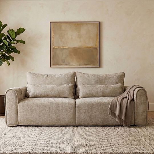 KORFU rozkládací pohovka, smetanová Kiara 852