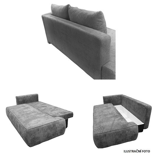 HAMILTON rozkládací pohovka, levá, smetanová Kiara 852