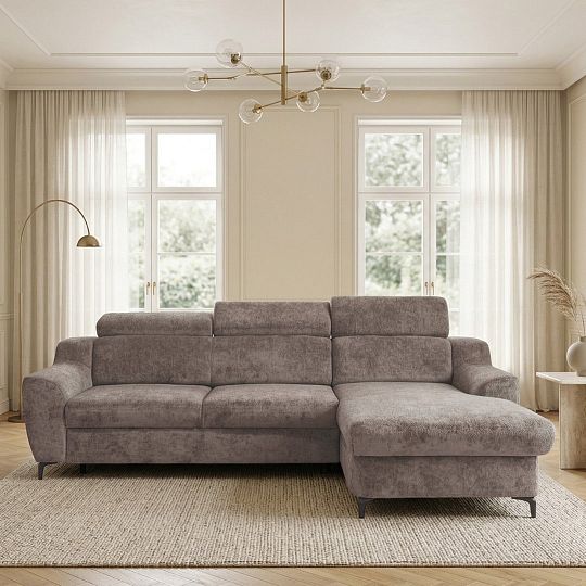 SOUL sedací souprava, levá, světle hnědá Vibe 21