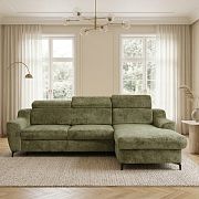 SOUL sedací souprava, levá, zelená Vibe 38