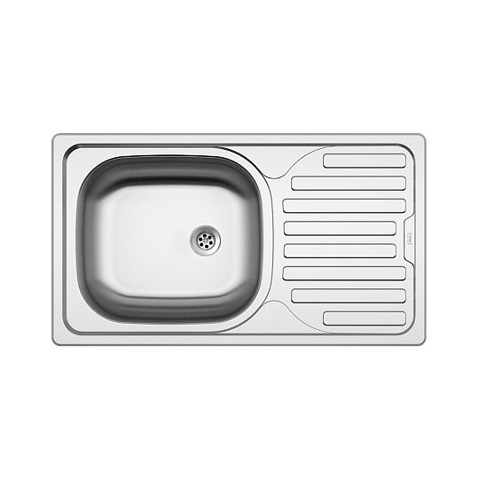 SINKS CLASSIC 760 nerezový dřez, horní otočný, matný