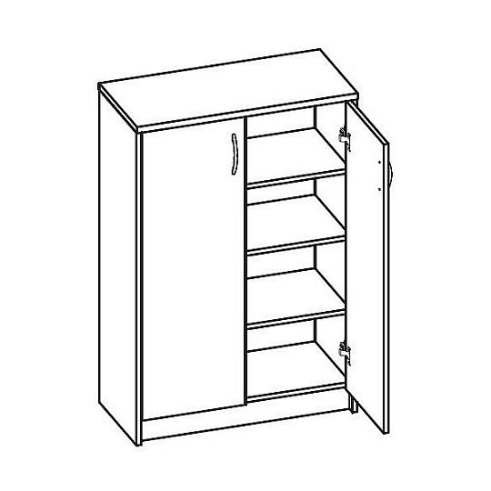 Komoda K2-2D dub Sonoma