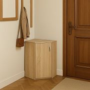 Rohová skříňka K1-1D, dub sonoma