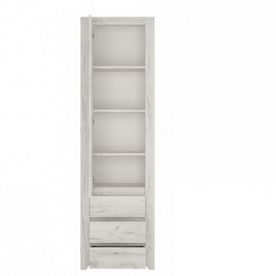 Rubio 10 Skříň úzká vysoká Dub bělený