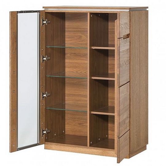 Malorca 15 Vitrína široká, dub rustik