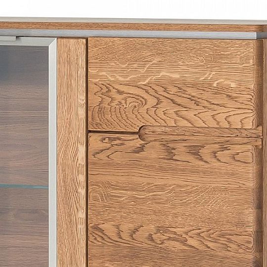 Malorca 15 Vitrína široká, dub rustik