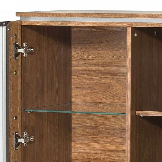 Malorca 15 Vitrína široká, dub rustik