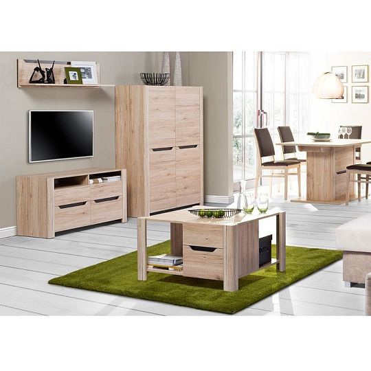 DESIRE NEW 41 konferenční stolek, dub san remo