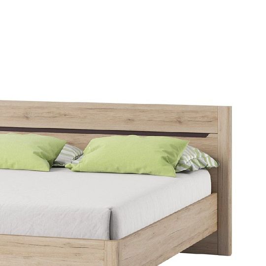 DESIRE NEW 53 postel 160 cm, dub san remo/hnědá