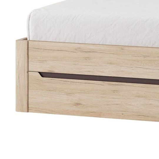 DESIRE NEW 53 postel 160 cm, dub san remo/hnědá