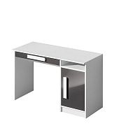 GOLIÁŠ 9 Psací stůl bílá/šedá - úchyt bílá