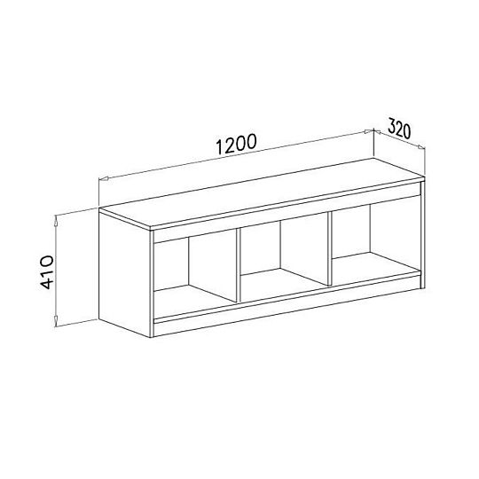 GOLIÁŠ 10 police, bílá/šedá