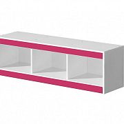 GOLIÁŠ 10 police, bílá/růžová