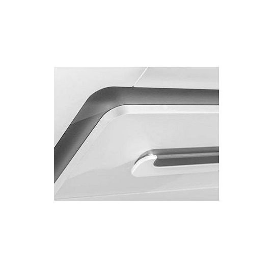 APALUCHA 3 policová skříň, šedá/bílá