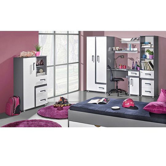 APALUCHA 11 police, šedá/bílá