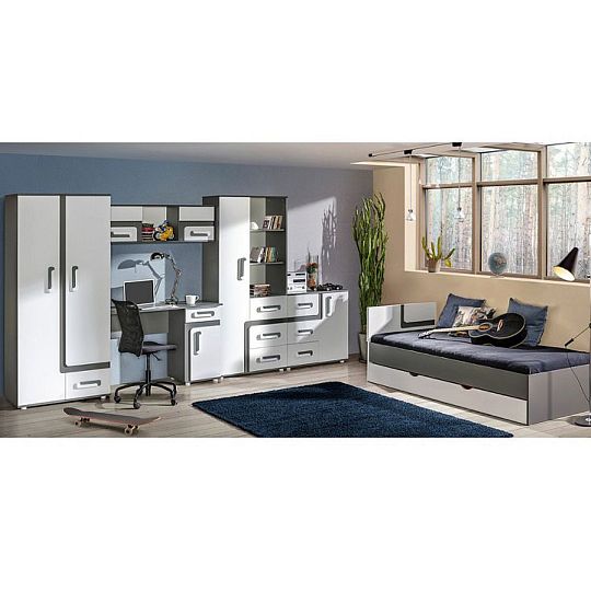 APALUCHA 11 police, šedá/bílá