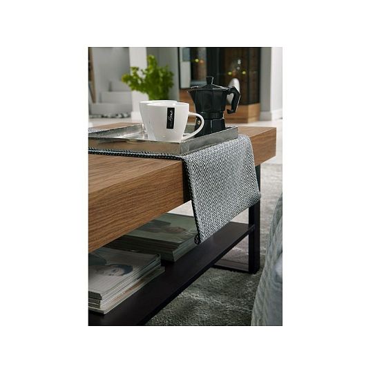 MONURIKI 41 konferenční stolek, dub medový/černý mat