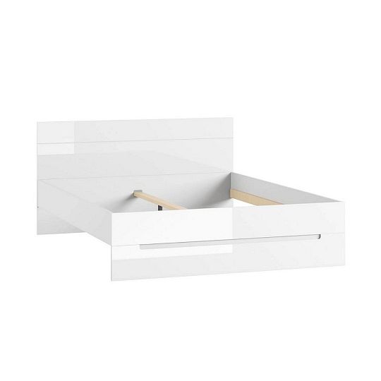 SAMOA 35 Postel 180, bílá mat/bílá lesk