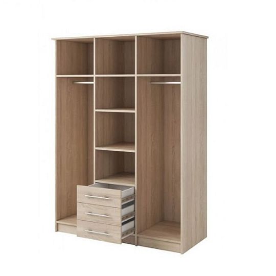 ŠEBA 3D šatní skříň, dub sonoma