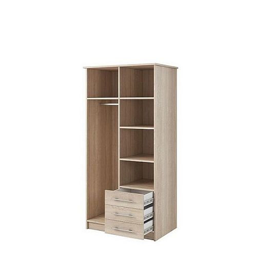 ŠEBA 2D šatní skříň, dub sonoma